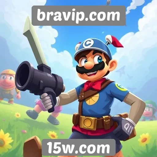 Exploração da biblioteca de jogos disponíveis no bravip.com